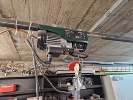 Baricello elettrico con staffa in ferro