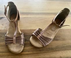 Sandalen Echtleder Grösse 37 Tamaris bronzefarben Sommer
