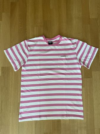 pink weiss gestreifter T Shirt, snipes, Grösse S