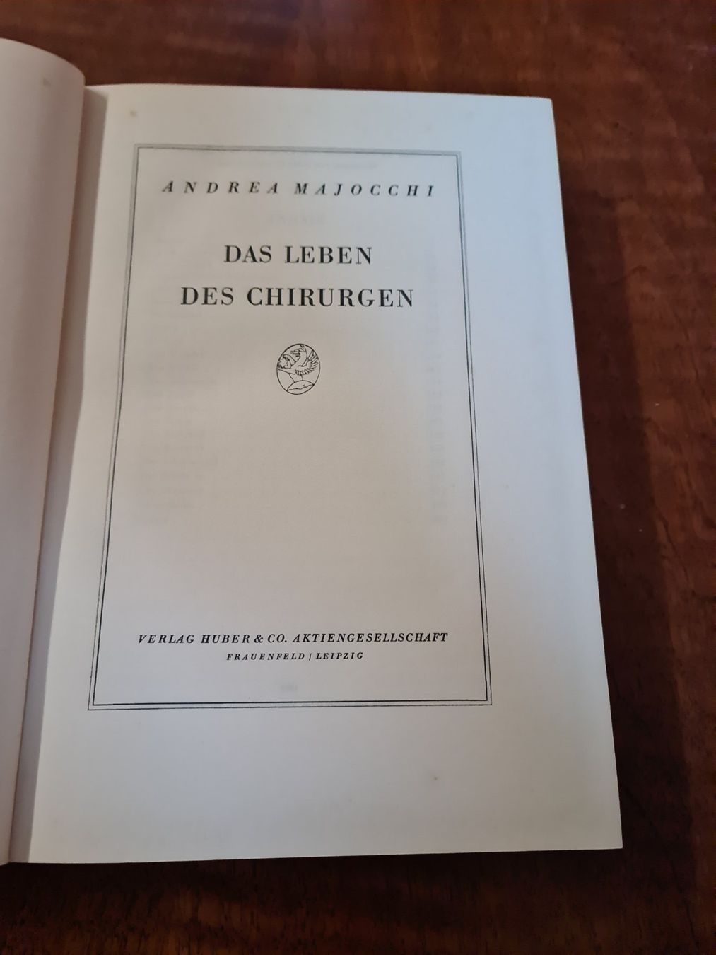Livres: Das Leben des Chirurgen – D'occasion à Erstfeld par Uhu1980 2