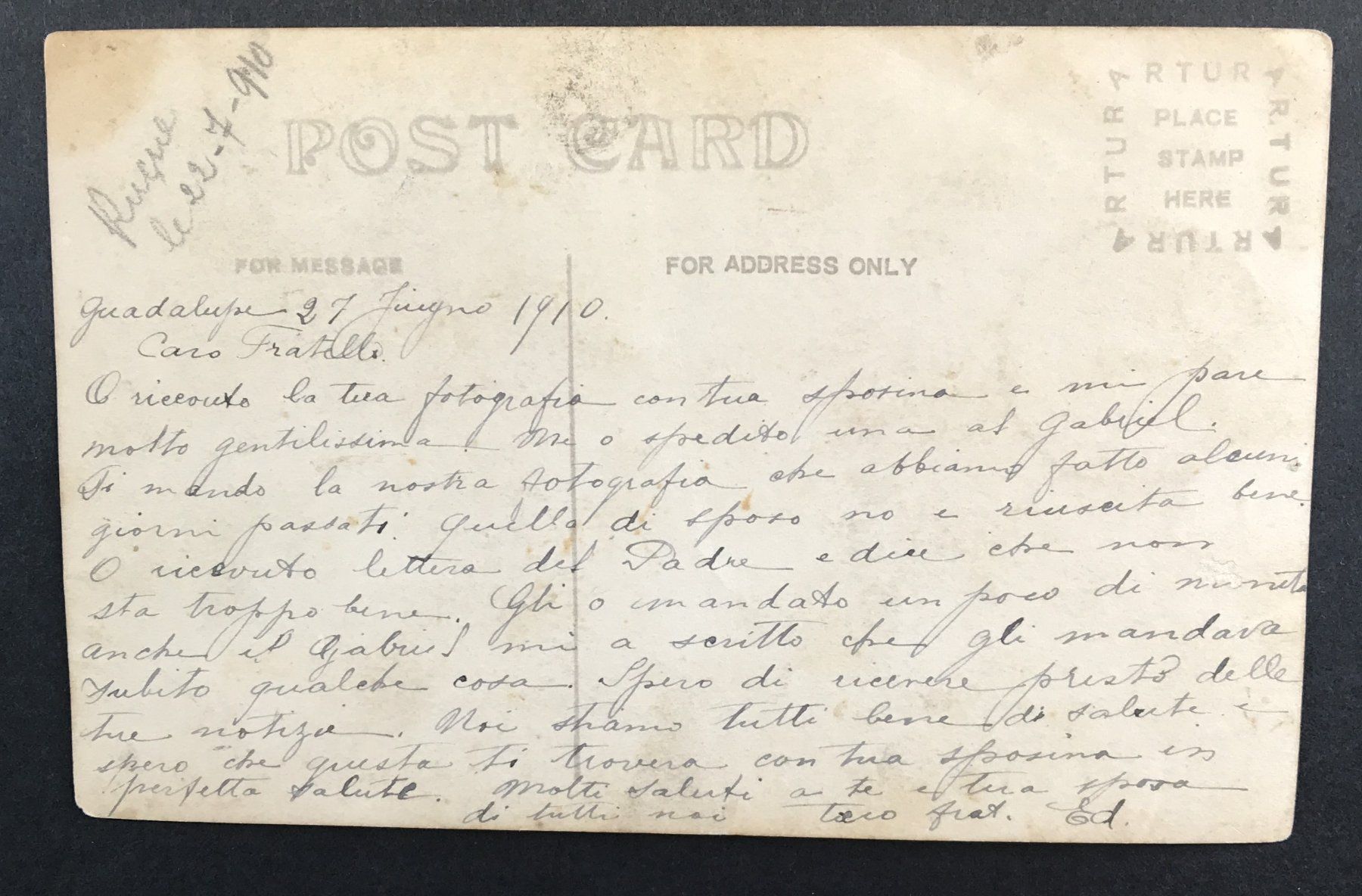 Cartoline postali: ANTIKE ANSICHTSKARTE KLEIN KIND – Usato da Ostermundigen venduto da Kari1937 1