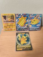 4 Cartes Pokémon Pikachu VMAX et V en français