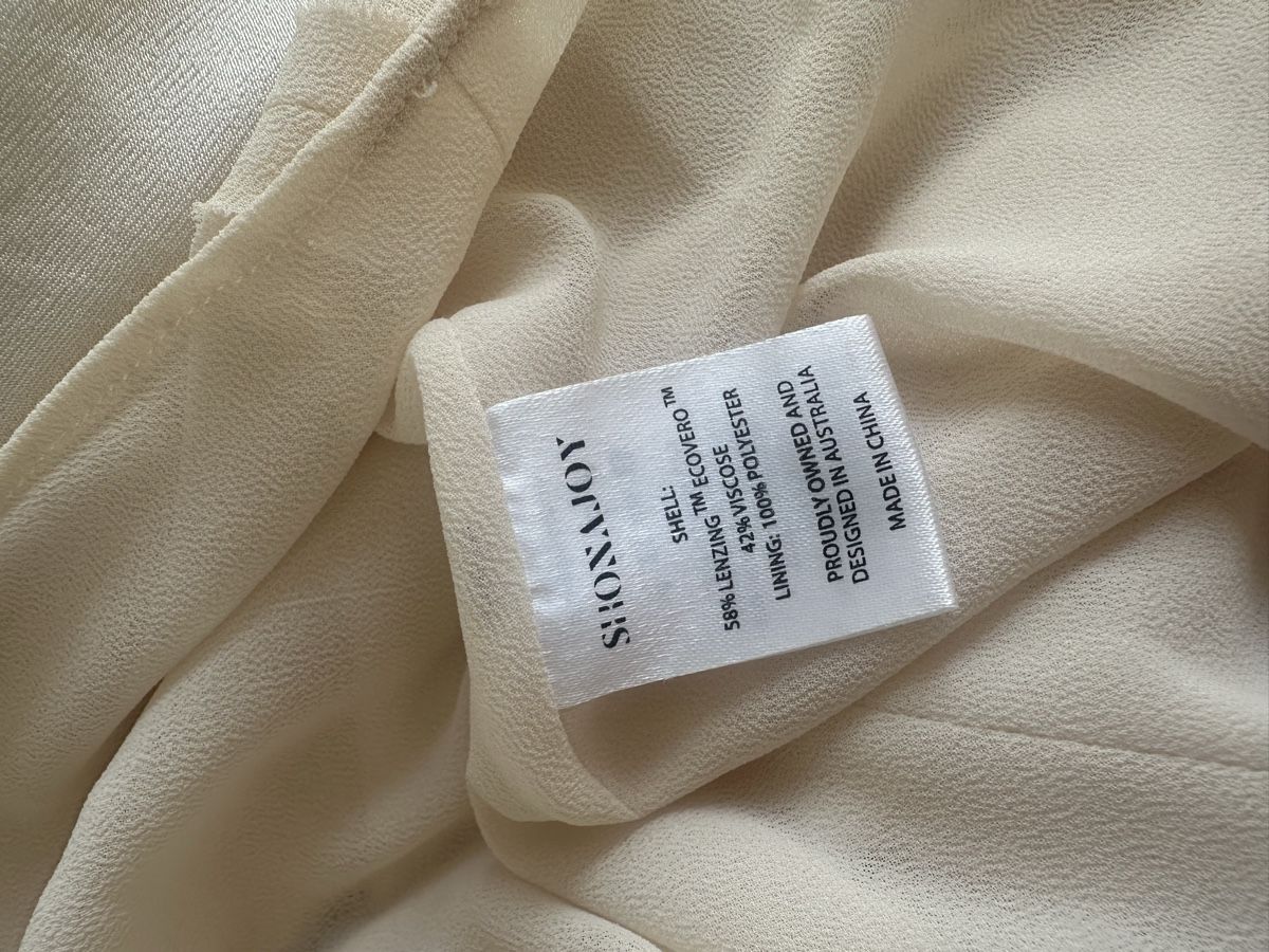 Vestiti: Shona Joy ecru backless dress – Usato da Uster venduto da Monika_OB 7