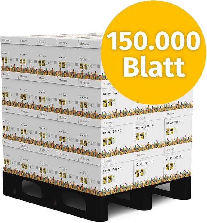 Magubo Druckerpapier A4 80 G/m² - 500 Blatt Hochwertiges Kopierpapier Für Täglichen Gebrauch