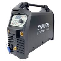 WELDINGER WIG-Schweißinverter WE 215P pro HF Puls Spot MMA