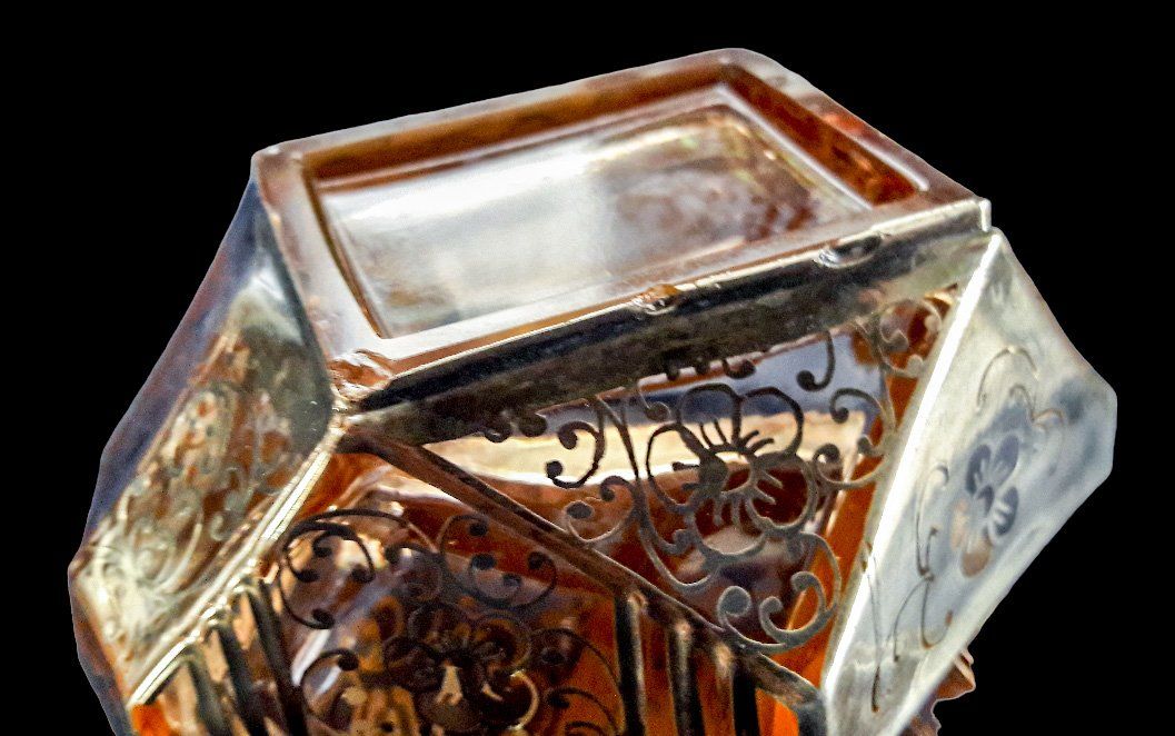 Barattoli: Art Deco Silver Overlay Silberauflage Dose argent boîte – Usato da Tavannes venduto da Brocashop 8