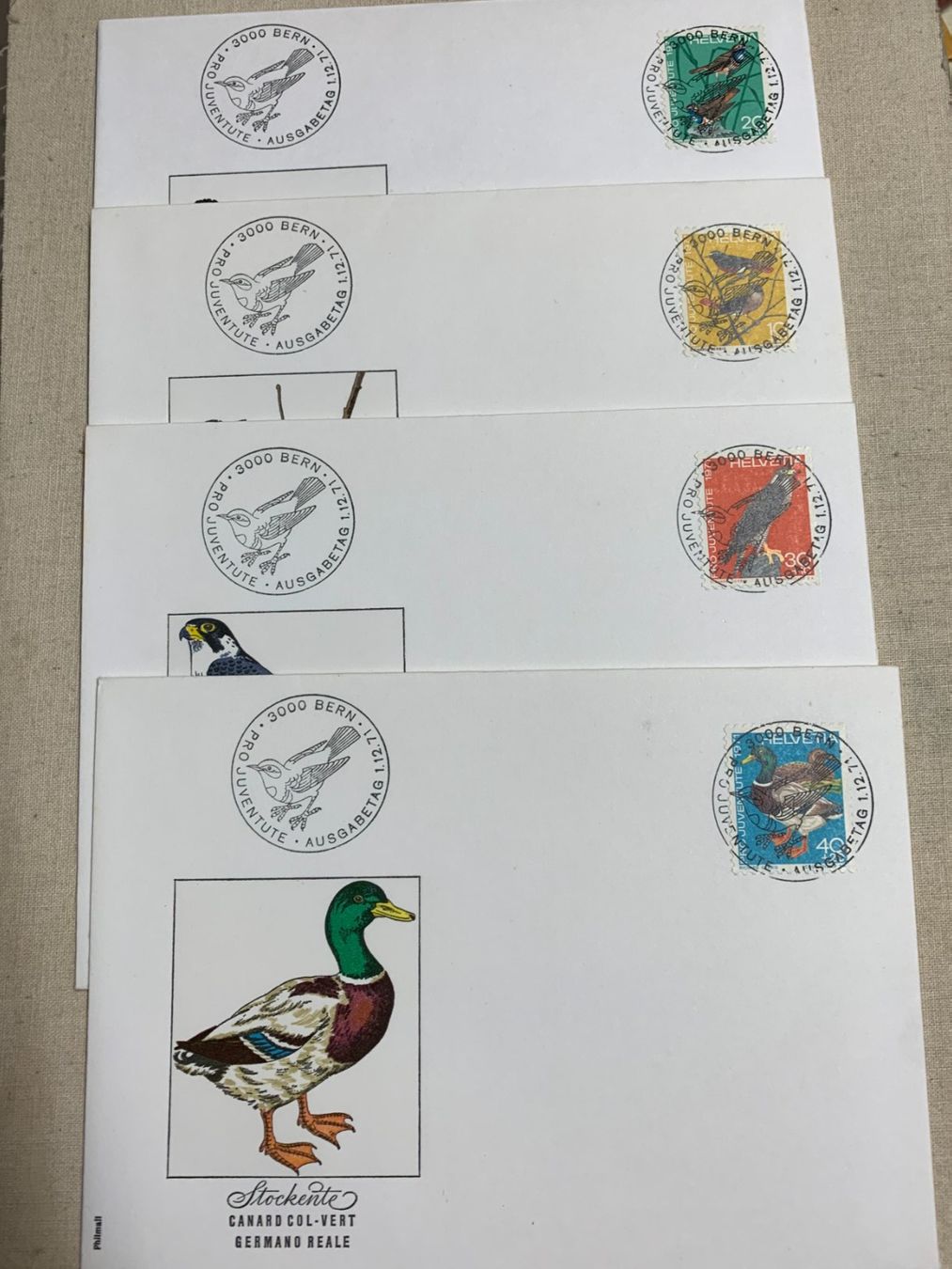 Alle Briefmarken: Pro Juventute - 1971 - FDC – Gebraucht aus Sorengo von 74in