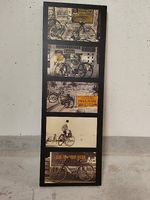Tableau photos noir blanc vélos