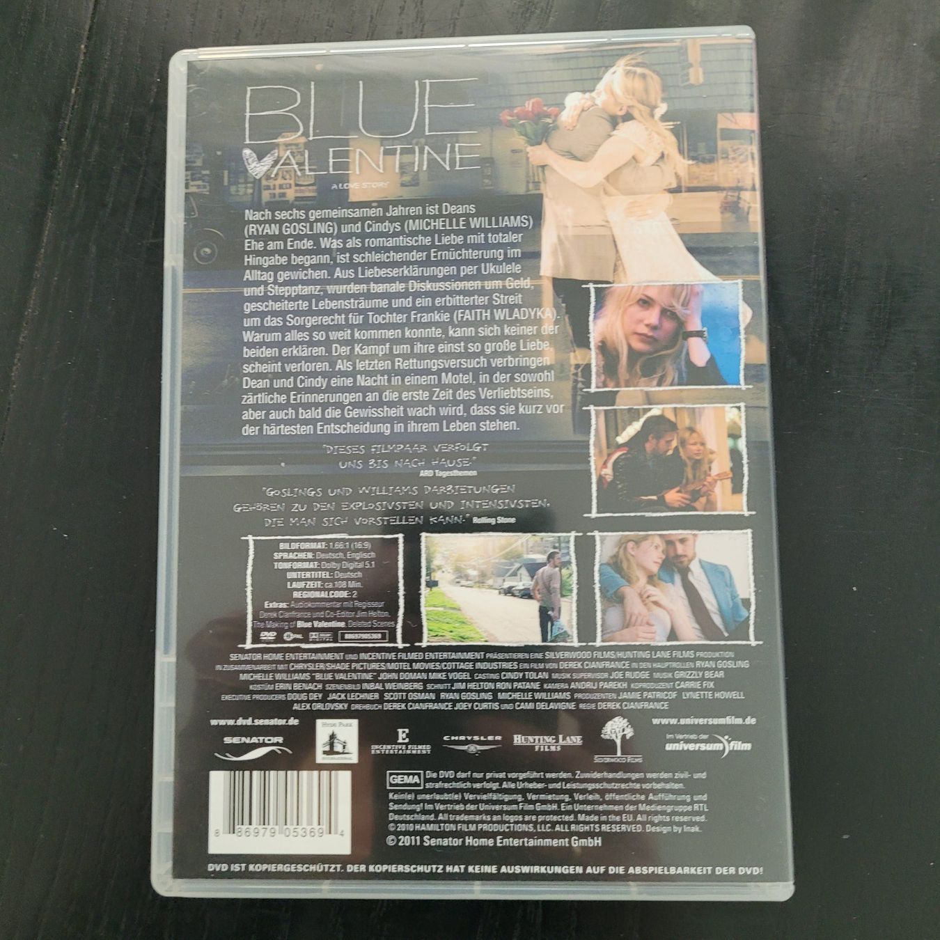 Tutti i DVDs: Blue Valentine- Ryan Gosling,Michelle Williams /DVD – Usato da SCHÜBELBACH venduto da CoKaHa 1