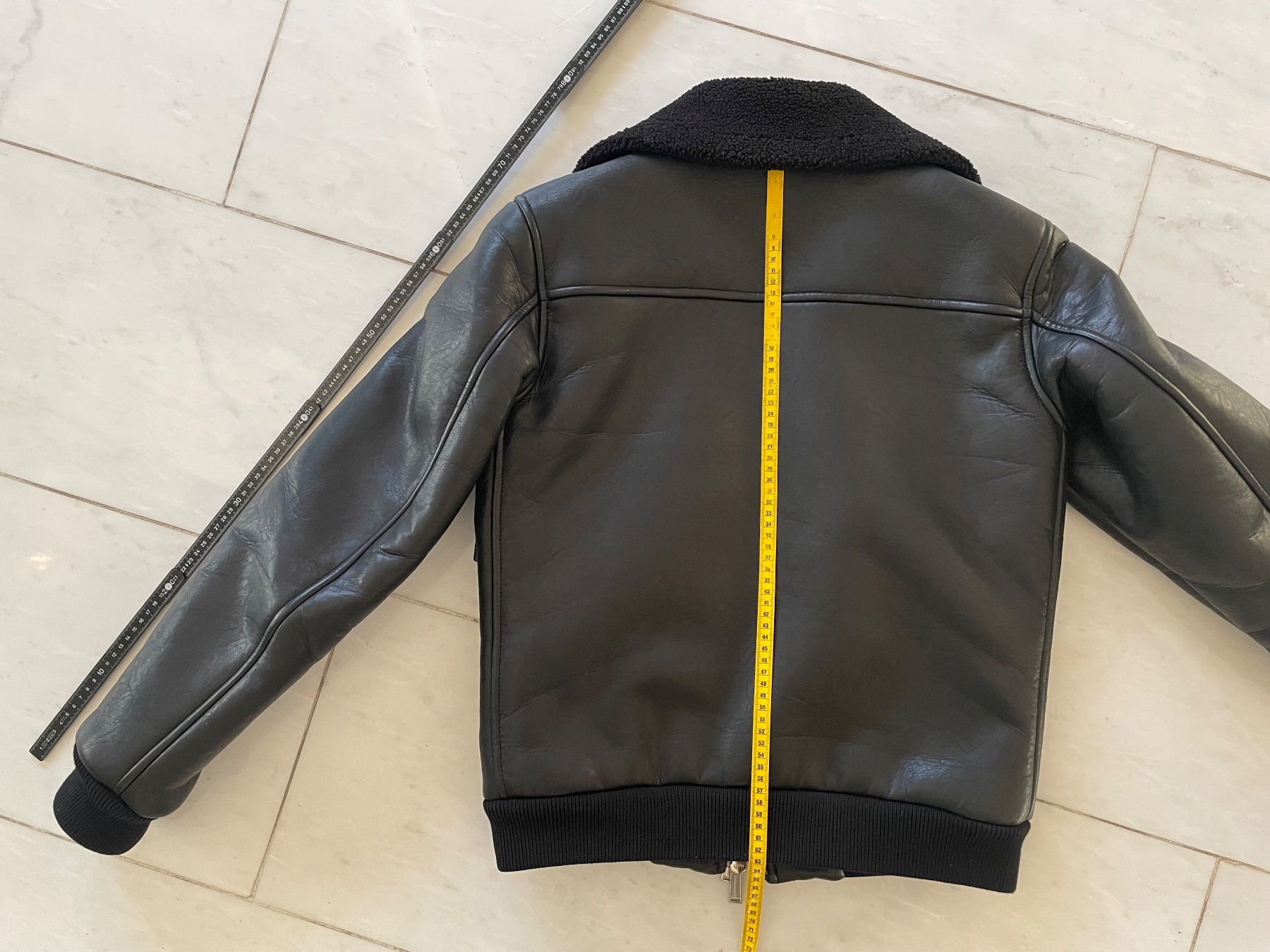 Giacche: Dsquared2 Lederjacke schwarz Gr 48 – Usato da Unterengstringen venduto da DeaundHeinz 1