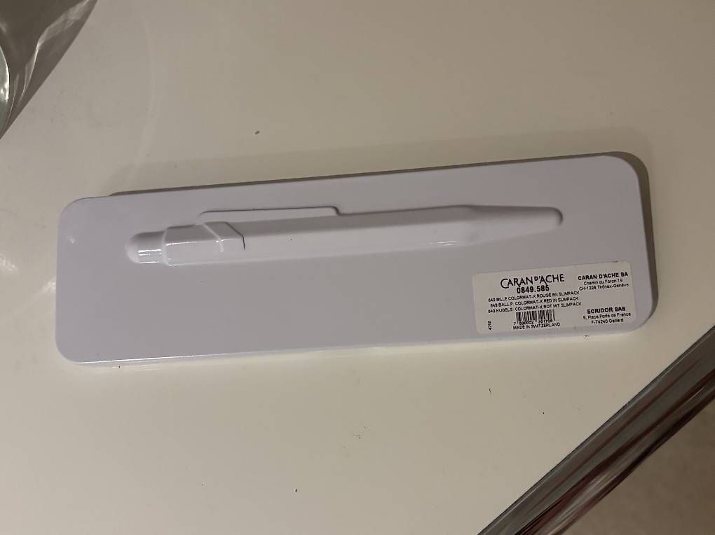 Caran D'Ache Penna & Evidenziatori: KUGELSCHREIBER 849 COLORMAT-X Rot – Usato da Zürich venduto da car_9sdb 2