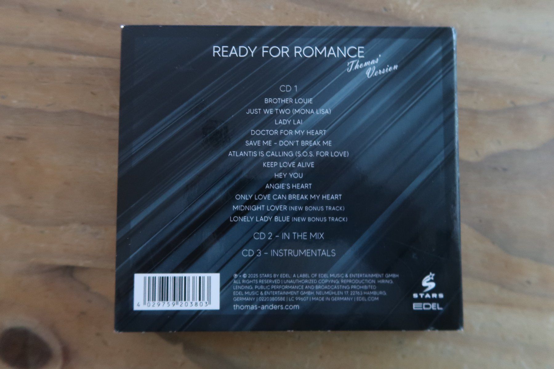 CD: THOMAS ANDERS SING MODERN TALKING - 3x CDS – Usato da Basel venduto da Patiscat 2