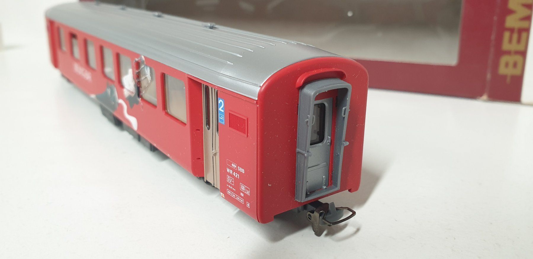 Bemo Modellini di ferrovie: Bemo RhB  Piano Bar  Restaurant 3278 421 – Nuovo (secondo la descrizione) da Geroldswil venduto da TopTrain54 6