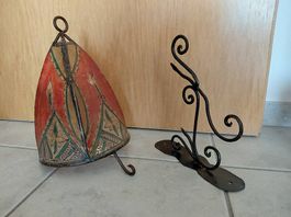Lampada etnica pelle