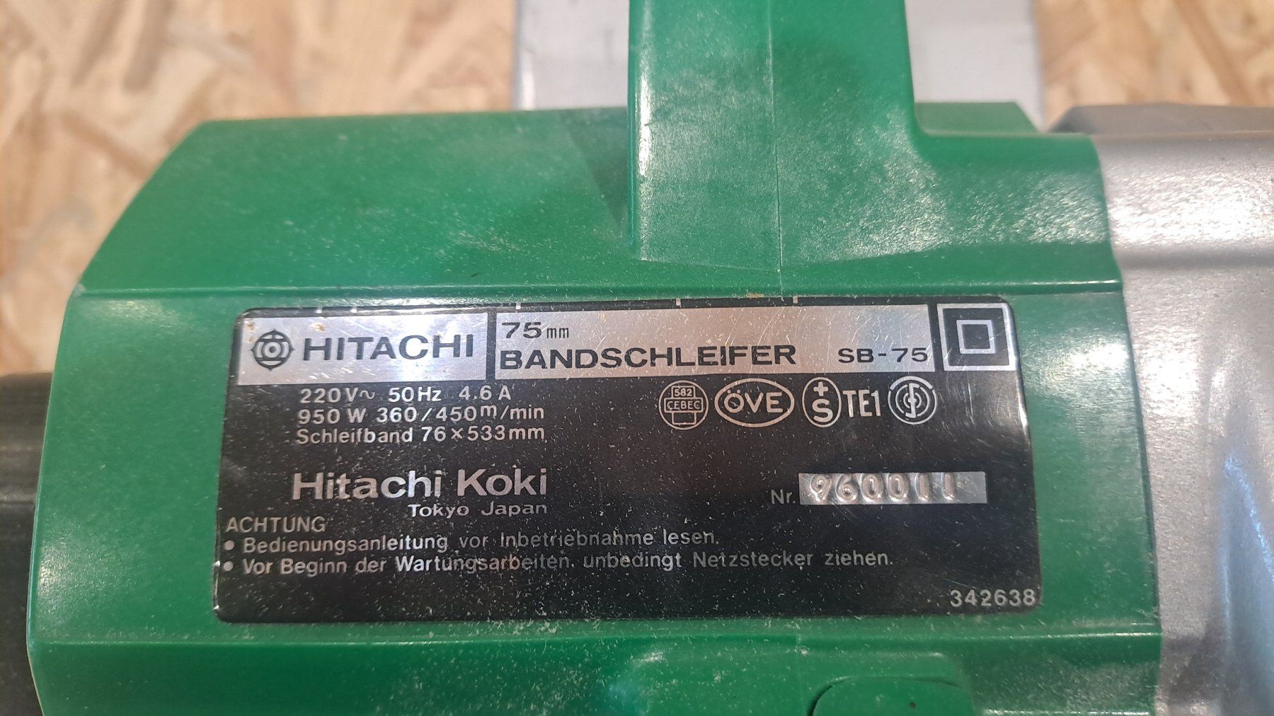 Schleifen & Polieren: Bandschleifer Hitachi SB75 – Gebraucht aus Langnau i. E. von oberfelder 1