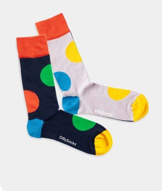 Calze: DillySocks Big Ball Colors – Nuovo e nell'imballaggio originale da Grosshöchstetten venduto da asi_qp5q
