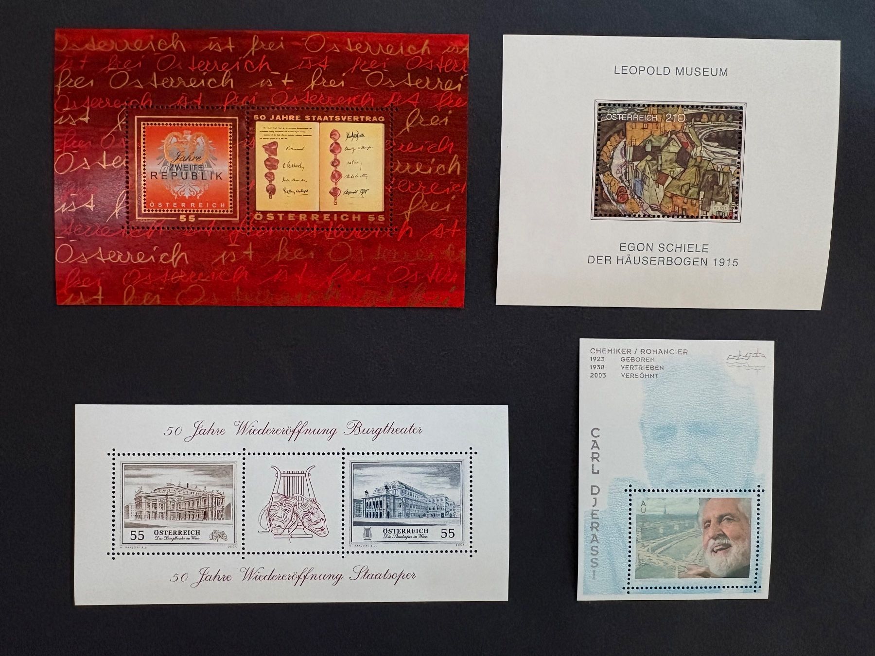 Tutti i francobolli: Briefmarkenblöcke Österreich 2005 – Usato da Steinmaur venduto da Nicorutishauser