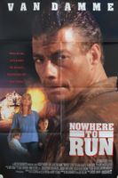 Van Damme - Nowhere to Run - Filmplakat, Top Zustand!