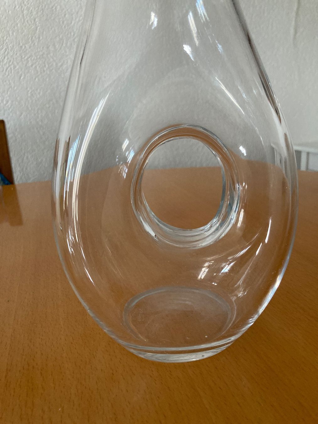 Caraffe: Dekorative Glaskaraffe  mit Loch – Usato da Gelterkinden venduto da froggy80 2