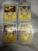 Pokemon pikachu lot 4 celebrations 30th english komiya