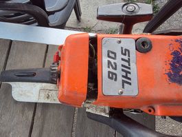 Stihl 026 Motorsäge – Bastelprojekt / Ersatzteilspender