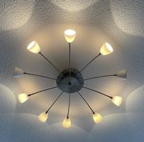 Moderne Deckenlampe, Metall, 8-flammig, Top Zustand!