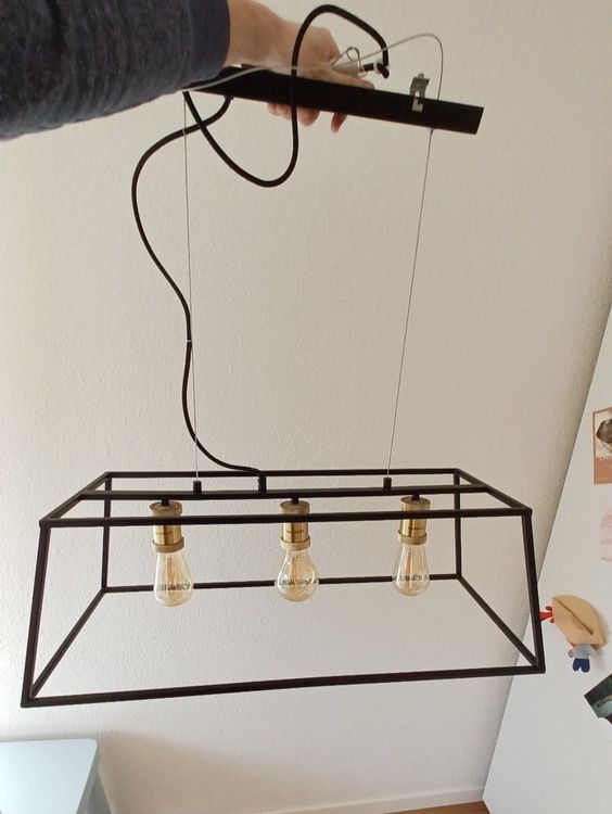 Boho Hängeleuchte Mit Hanfseil-Schirm – Höhenverstellbar, DIY-Design, Für Wohnzimmer Oder Esszimmer