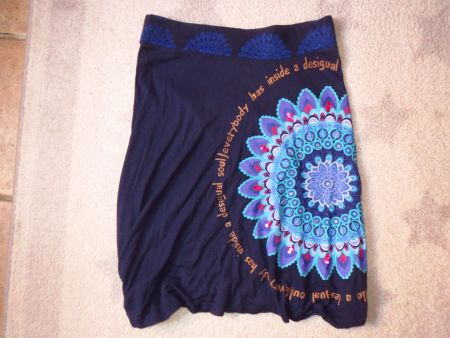 sehr schöner DESIGUAL Damen Rock / Jupe Gr S
