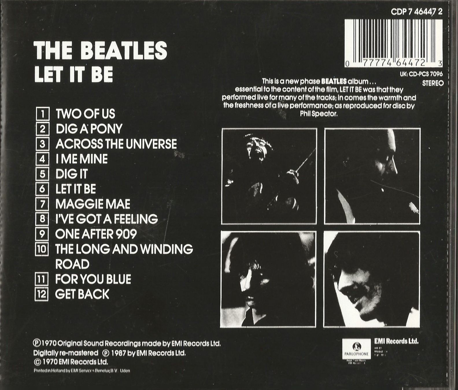CD: The BEATLES -Let it be- – Usato da Reinach BL venduto da studii100 1