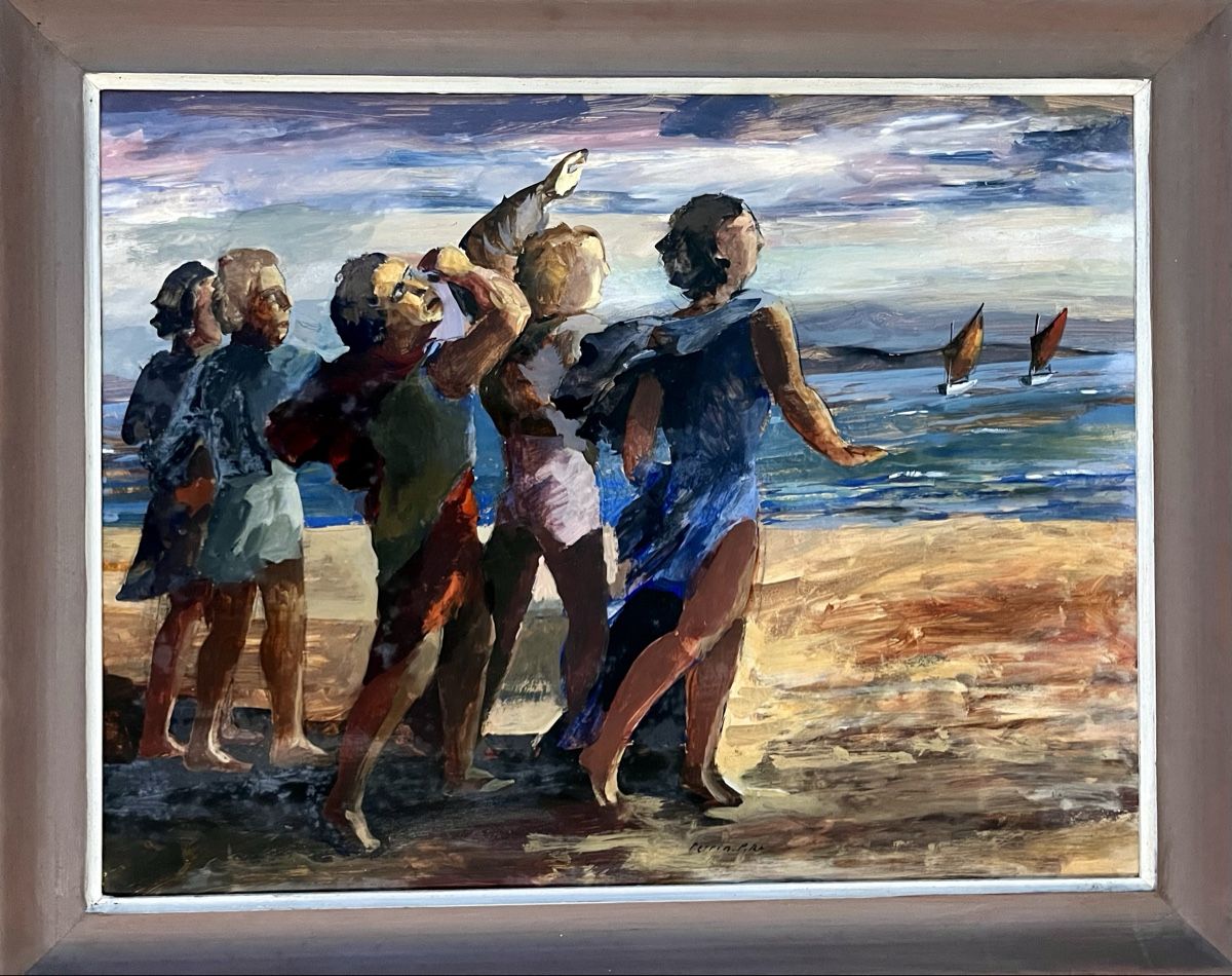 Dipinti: Tableau avec cadre signé Perrin P.Rt – Usato da Vuisternens-devant-Romont venduto da ribouldog