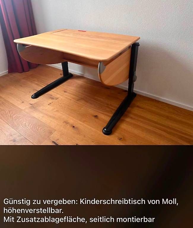 Schreibtische: MOLL Kinderschreibtisch – Gebraucht aus Hemberg von Emely2025 2