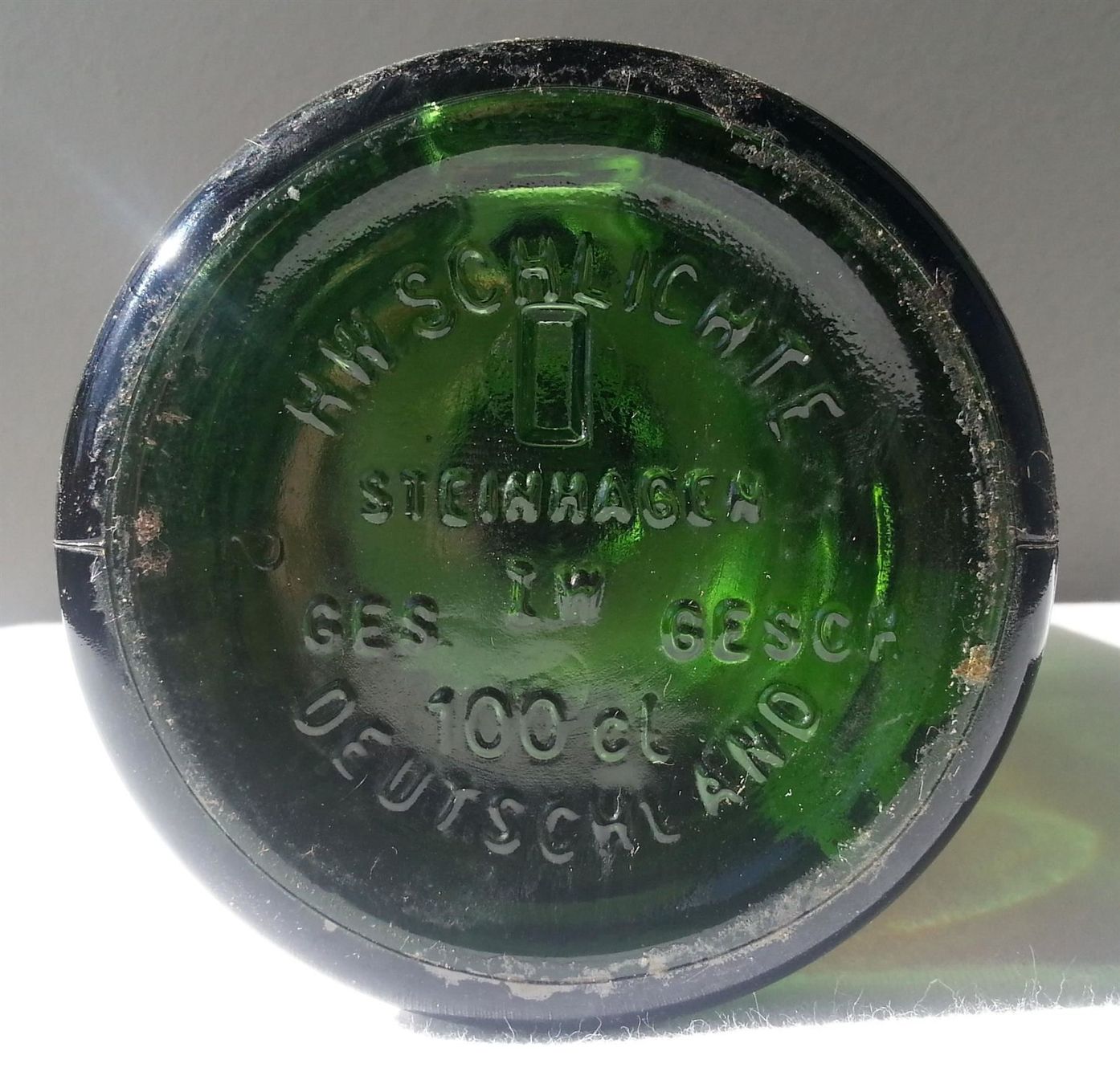 Spirituosen: Alkohol Echter Steinhäger 1960-70, Original Schlichte, DE – Neu und originalverpackt aus Oberriet SG von ganesh435 5