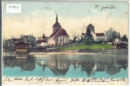 Arbon - Stadtpartie am See - Litho