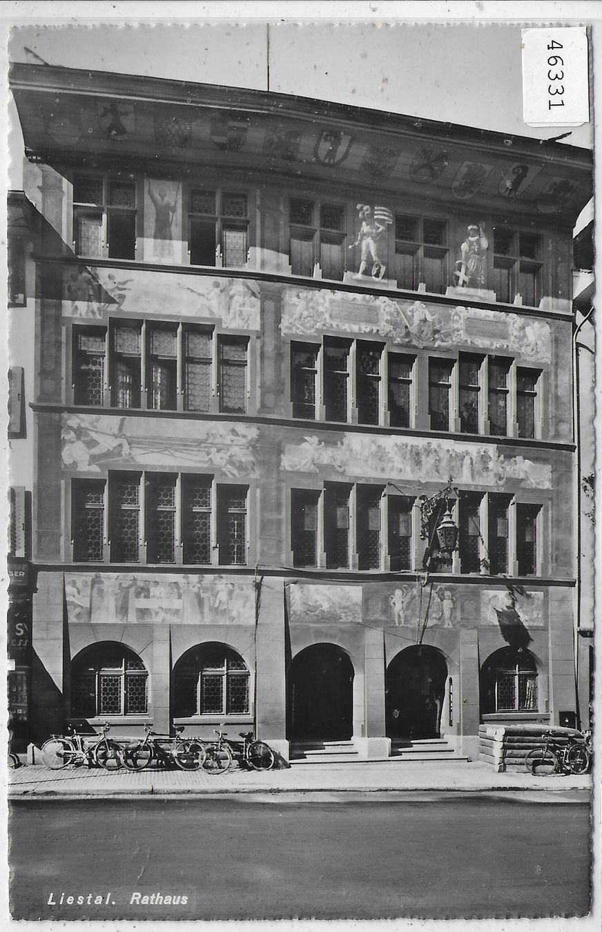 Cartoline postali: Liestal - Rathaus – Usato da Ettingen venduto da Kartenplanet