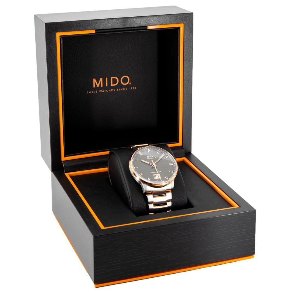 Mido Orologi: Mido Men's M021.626.22.061.00 Commander Anthracite Dial Auto – Nuovo e nell'imballaggio originale da Schindellegi venduto da harveystore 7