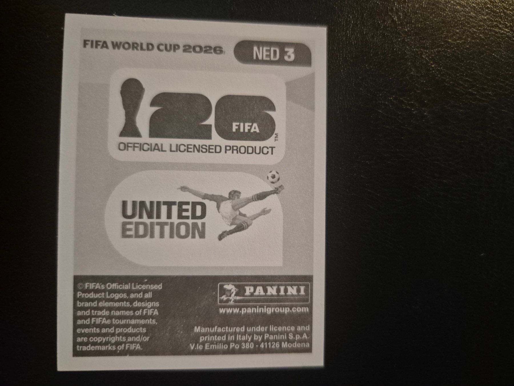 Panini Carte collezionabili: Panini WM 26 NED 3 – Nuovo (secondo la descrizione) da Rorschacherberg venduto da AJ3108 1