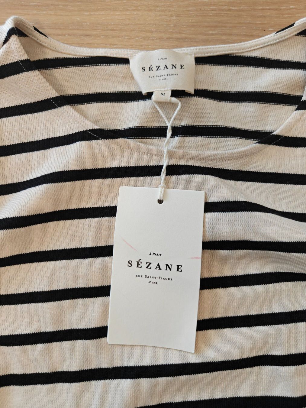 Sezane Maglioni & Felpe: Sezane Ringelshirt schwarz-weiss, Gr. M, neu – Usato da Hedingen venduto da muse10 1
