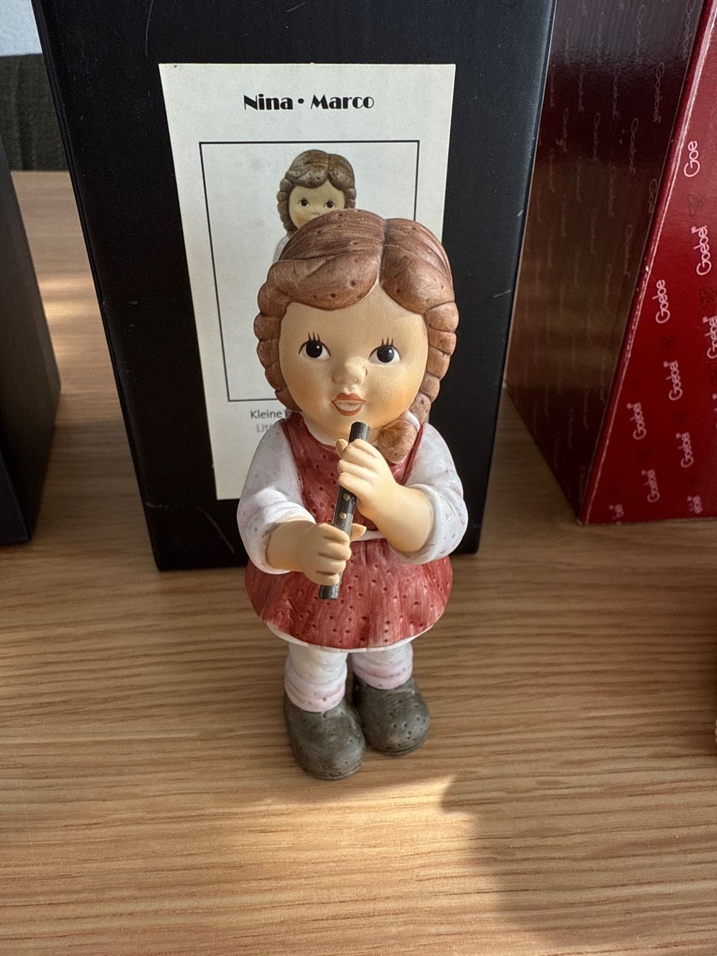 Statuette: Goebel Nina und Marco Figur mit Flöte – Usato da Sarmenstorf venduto da Nathaliie_21