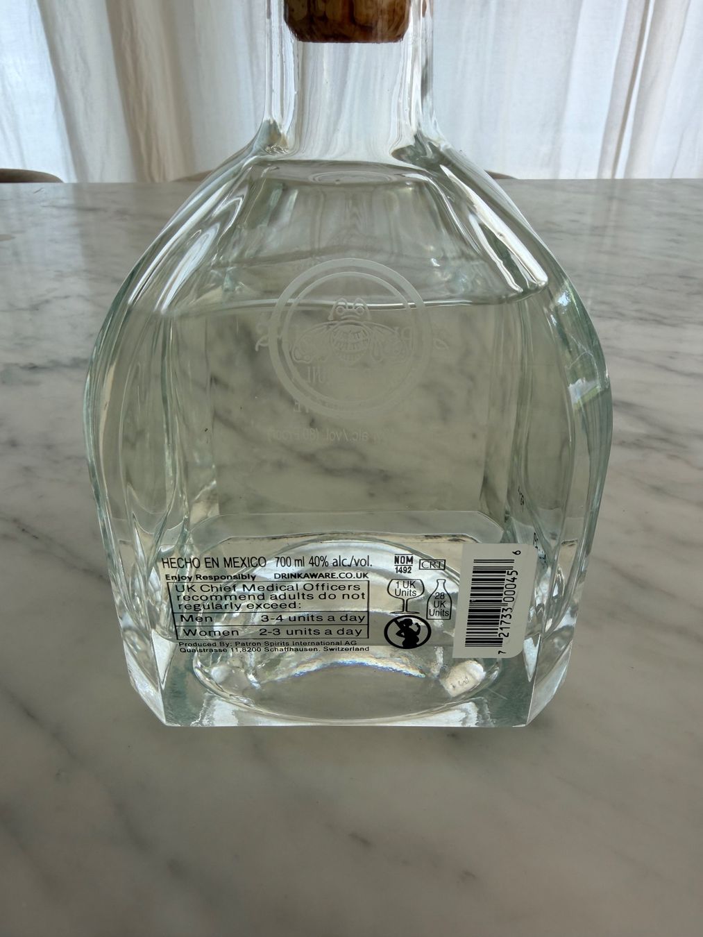 Bevande alcoliche: Patron Tequila Platinum Silver 700ml 40% vol. unangebrochen – Usato da Roggwil TG venduto da est_r5x7 2