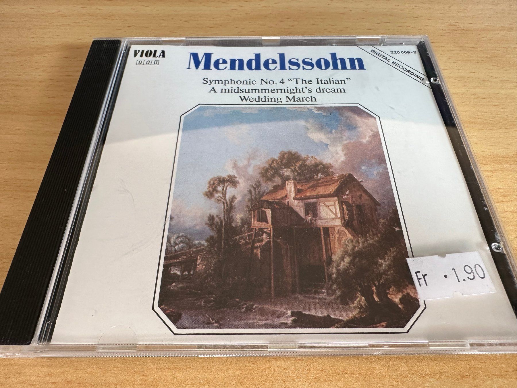 CDs: Felix Mendelssohn - Symphonie No. 4 – Gebraucht aus Rikon im Tösstal von Alpenmutz