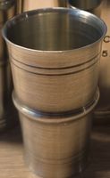 Antikes Glas silberfarben gebrauchter Zustand