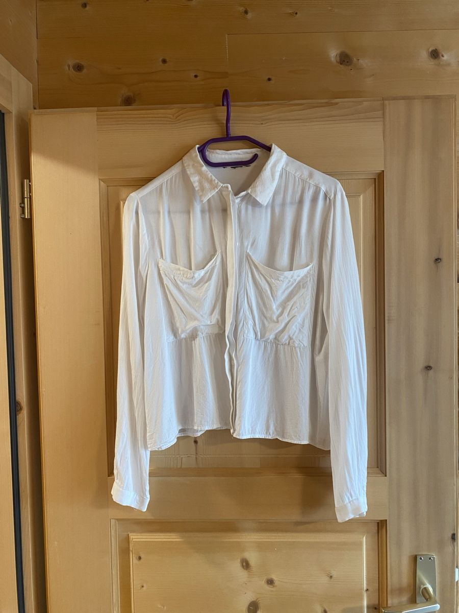 Camicette: Weisse Bluse, Gr. 36, Top Zustand – Usato da Seewis Dorf venduto da nor_w7dm