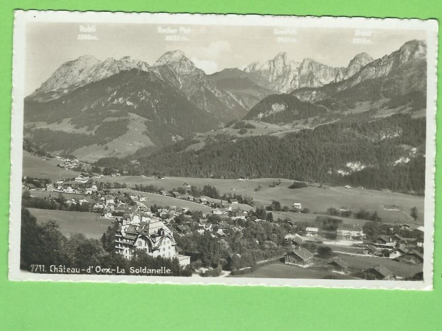 Ansichtskarten: Château-d'Oex, La Soldanelle – Neu (gemäss Beschreibung) aus Zürich von t24_de