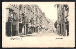 Schaffhausen, Blick in die Vordergasse-S