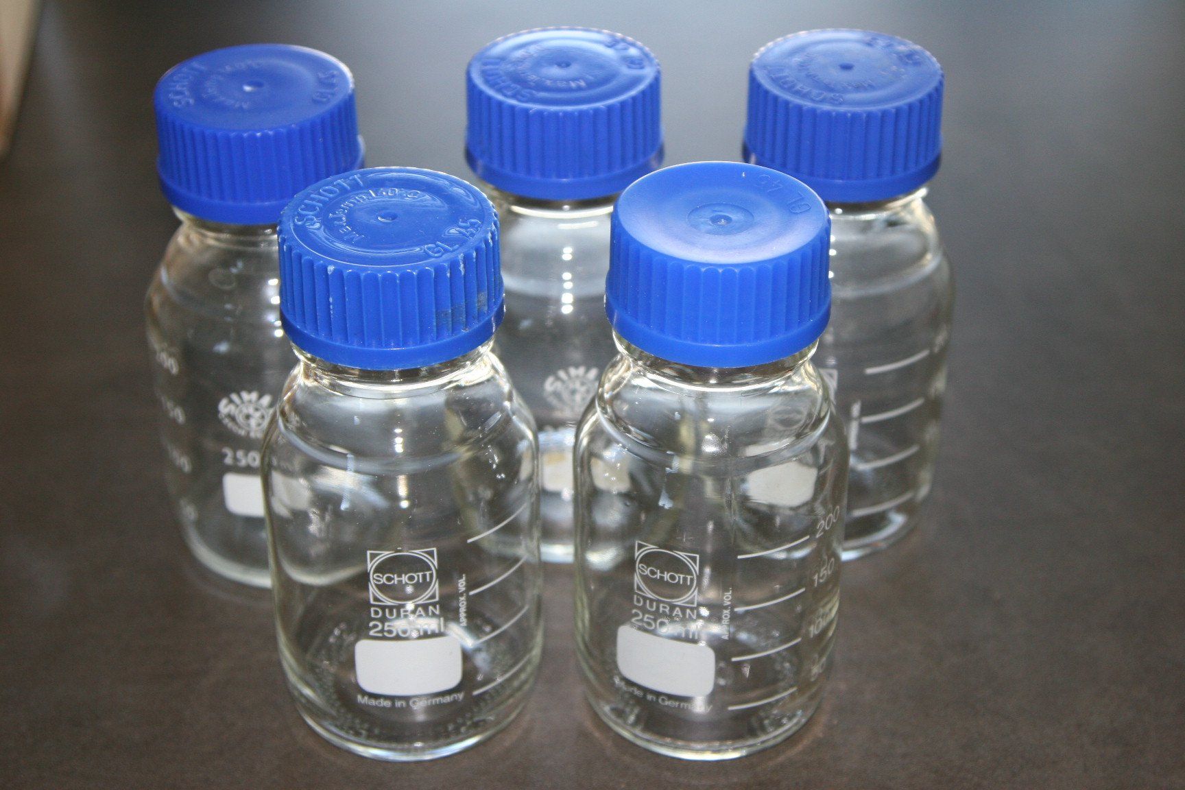 Laborzubehör: 7x Schott Pyrex Laborgewindeflasche 1000 & 250 ml – Gebraucht aus Büren an der Aare von Sabinem71