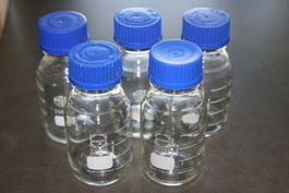 7x Schott Pyrex Laborgewindeflasche 1000 & 250 ml