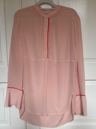 Whistles Seidenbluse, zartrosa, Gr. 38 VERSAND 2 CHF