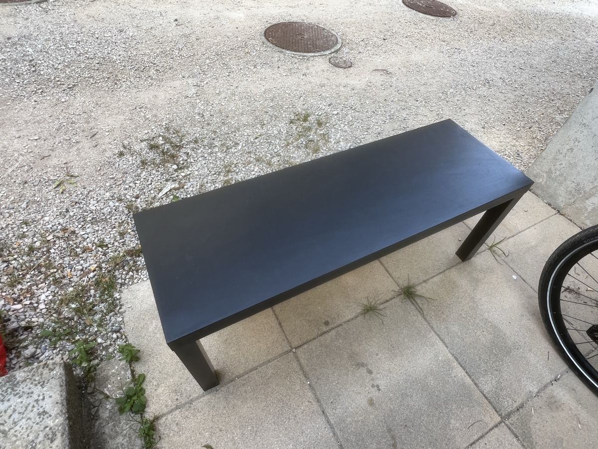 Ikea Tables: Table basse noire moderne 120x40cm – D'occasion à Vallorbe par gtornado80 1