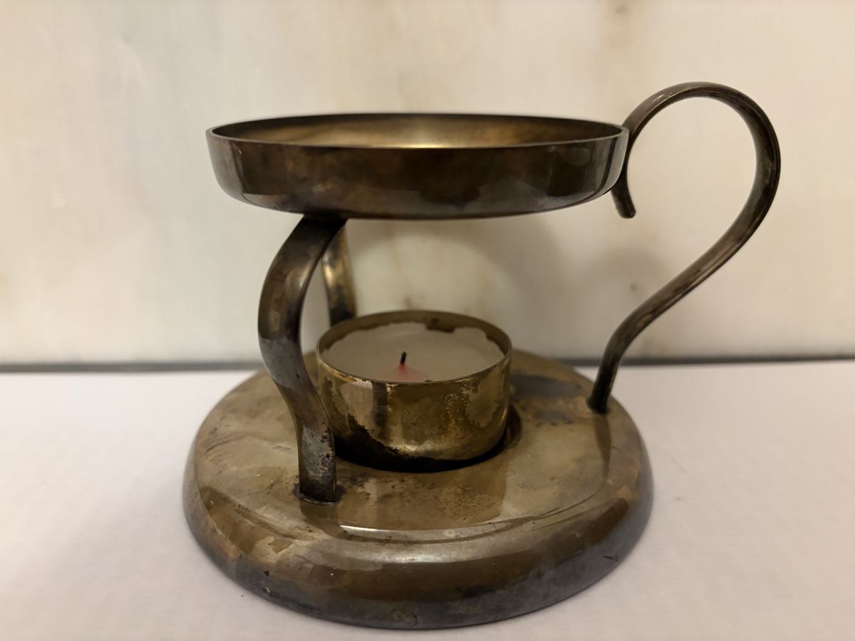 Pfannen: Kleines Butter Réchaud, versilbert , Langenthal, Vintage, – Gebraucht aus Zürich von mimikiki100 6