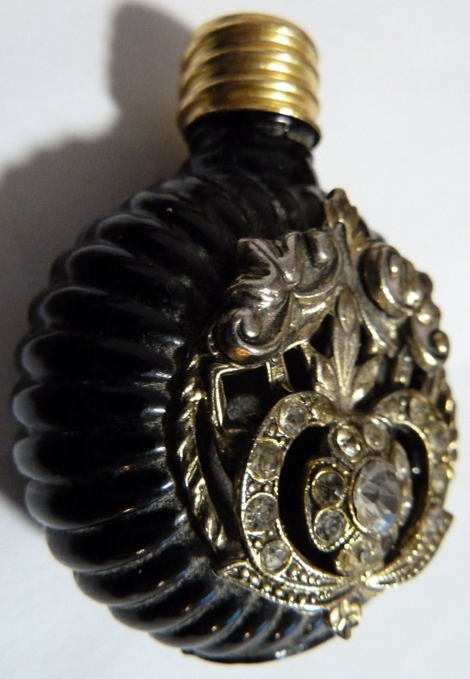 Flaconi: SCHÖNER KRISTALL -PERFUME-FLACON-MIT ZERSTÄUBER,--ROBUST – Usato da Zürich venduto da tritonis 2